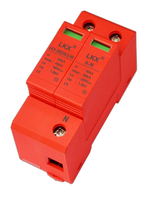 單相電源防雷模塊（1+NPE、18mm）(10KA\20KA\40KA60KA\80KA\100KA\120KA...)